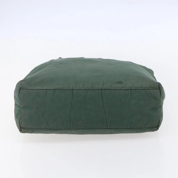 PRADA Tote Bag Nylon Khaki Silver Auth bs31174 - Picture 5 of 16